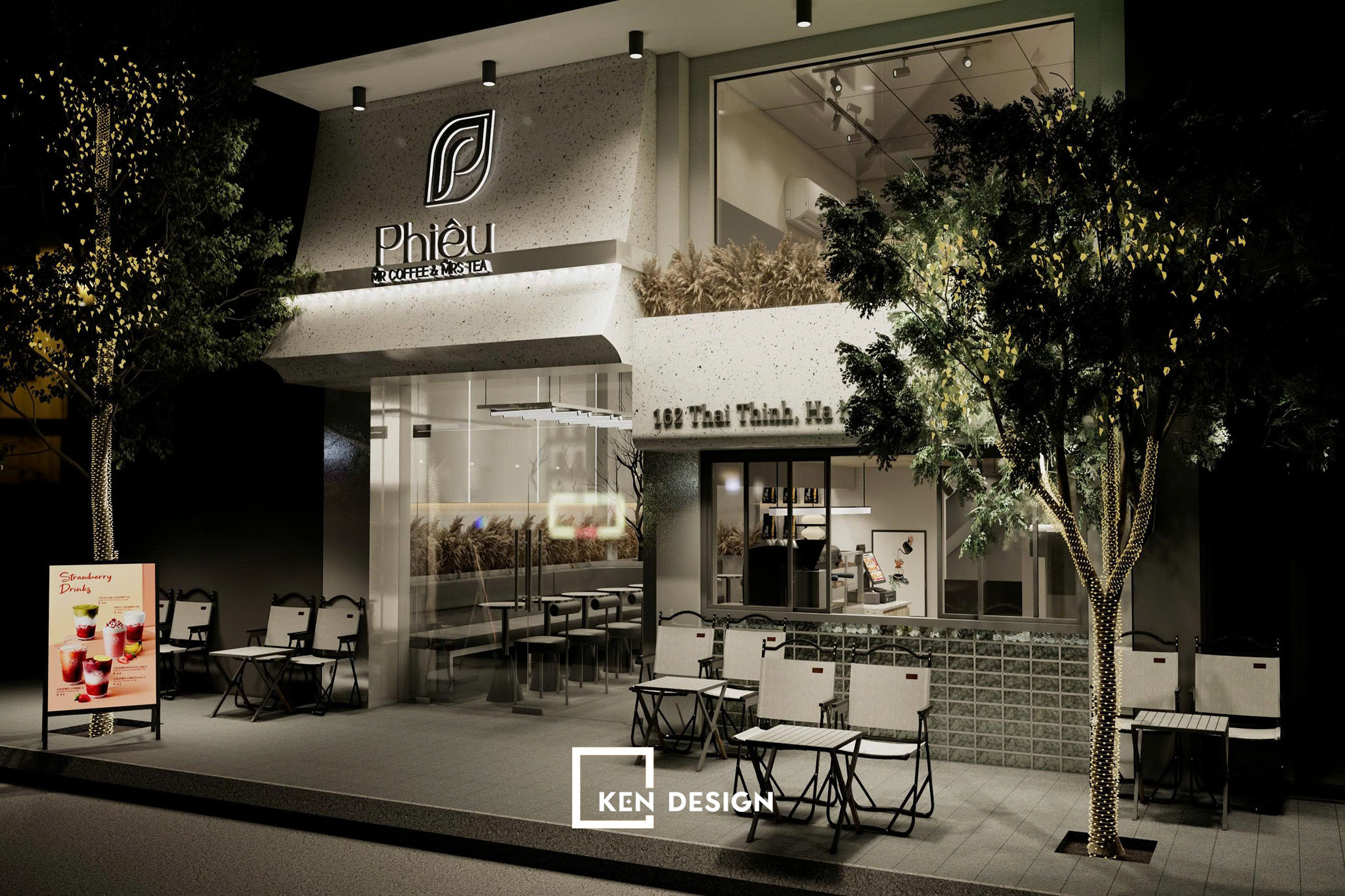 Thi công quán cafe Phiêu Thái Thịnh